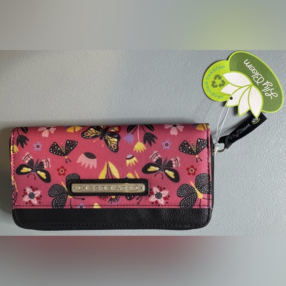 Lily Bloom Handbags - Lily Bloom Butterfly Meadow wallet with detachable mirror
